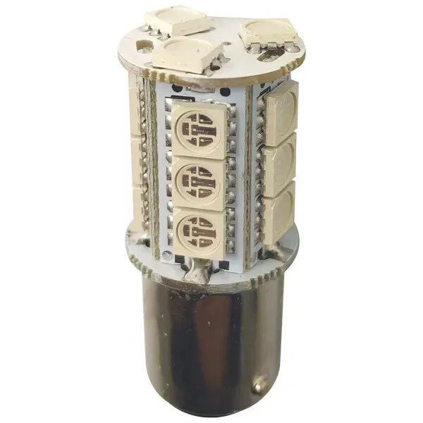 Marin & Fritid 1852 LED-lanternlampa BAY15D grön 2-pack