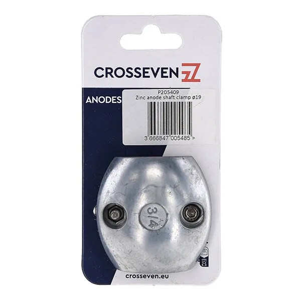Marin & Fritid Crosseven Axel ø19 anod zink