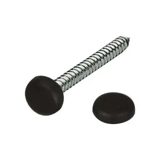 Marin & Fritid täckbricka svart 3,5-4,2 mm 20-pack