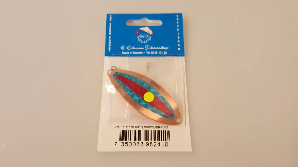 Marin & Fritid Skruven 68mm skeddrag koppar blåröd