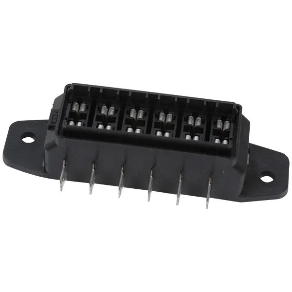 Marin & Fritid säkringshållare 6 bladsäkringar med lock
