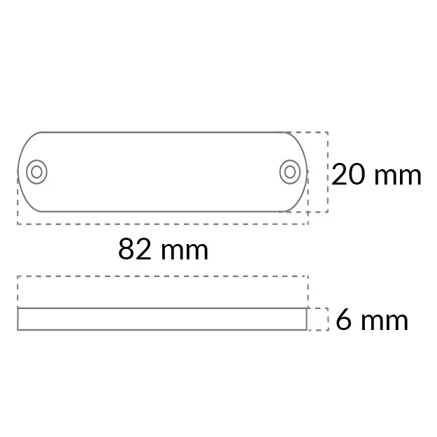 Casolux Merle LED-belysning nedåtriktad vit 10-30V RF