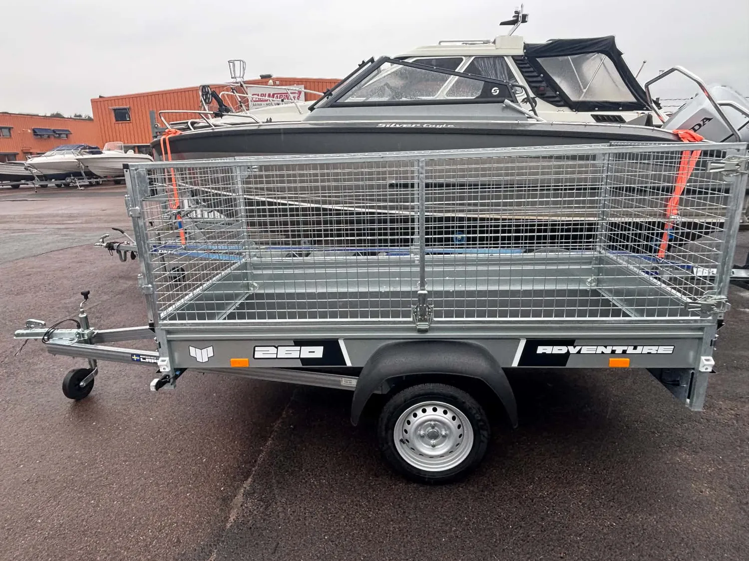 North Grade 4P Adventure 260A släpvagn obromsad 750 kg