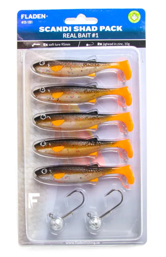 Maxximus Scandi Trout jigg 10 cm 5-pack jigghuvud 10 g