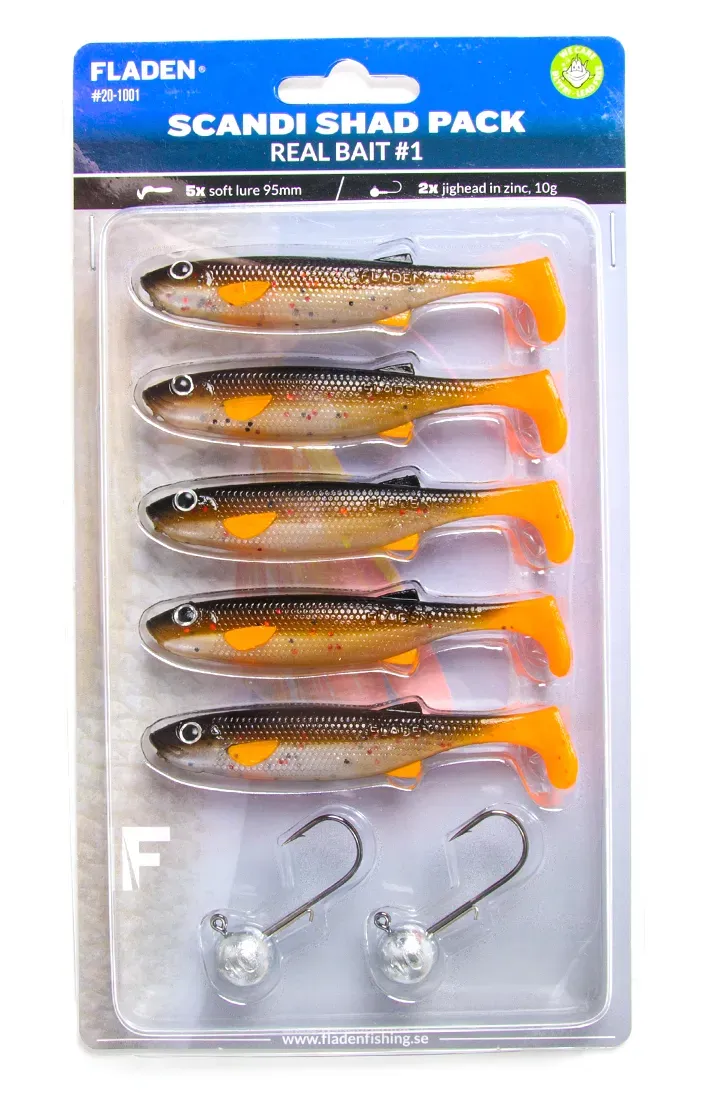 Maxximus Scandi Trout jigg 10 cm 5-pack jigghuvud 10 g