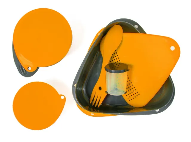 Marin & Fritid Set skålar & boxar orange förvaringsset