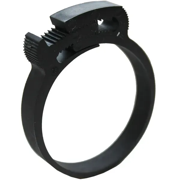 Slangklämma plast 24,5-27,6 mm svart 7 mm