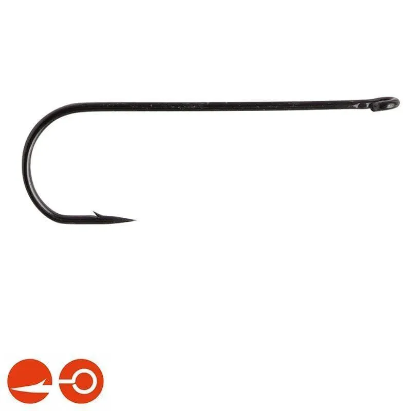 Marin & Fritid Aberdeen krok 3/0 100-pack svart