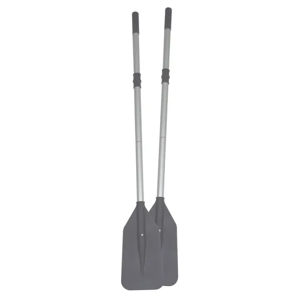 Aquaquick åror 143 cm grå 1 par gummibåt 200-250