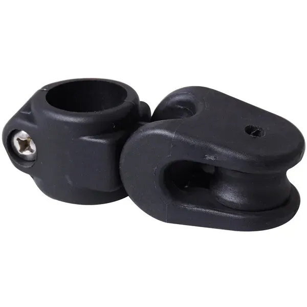 Marin & Fritid Ledblock svirvel svart PVC 25mm mantåg