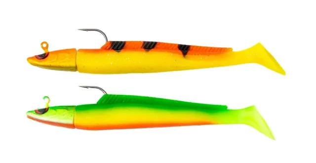 Conrad Sandeel jigg 25 g 2-pack rödgul chartreuse