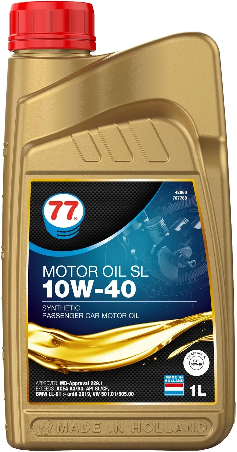 Delsyntet motorolja 10W-40 0,946 L högbelastning