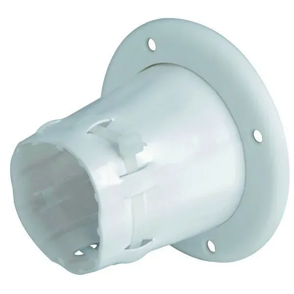 Marin & Fritid Gummibälg vit Ø105 mm kabelgenomföring med strip