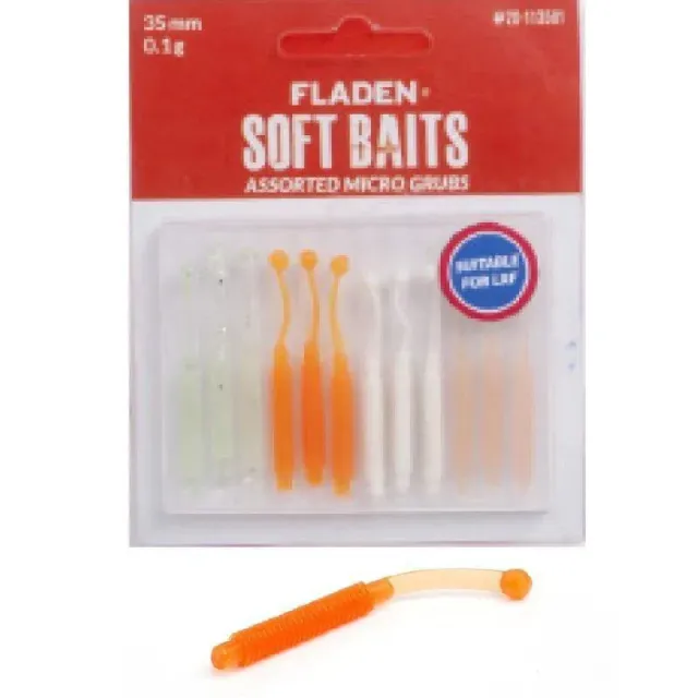 Marin & Fritid Micro Grubs jigg 3,5cm 12-pack
