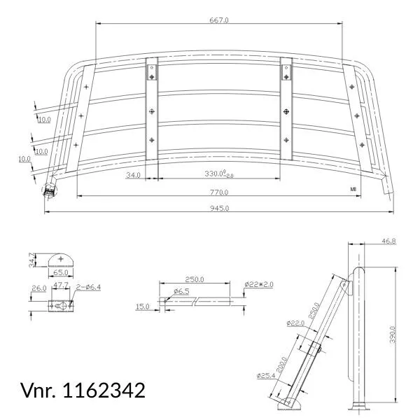 Marin & Fritid Badplattform 100 cm stävplattform teak rostfri