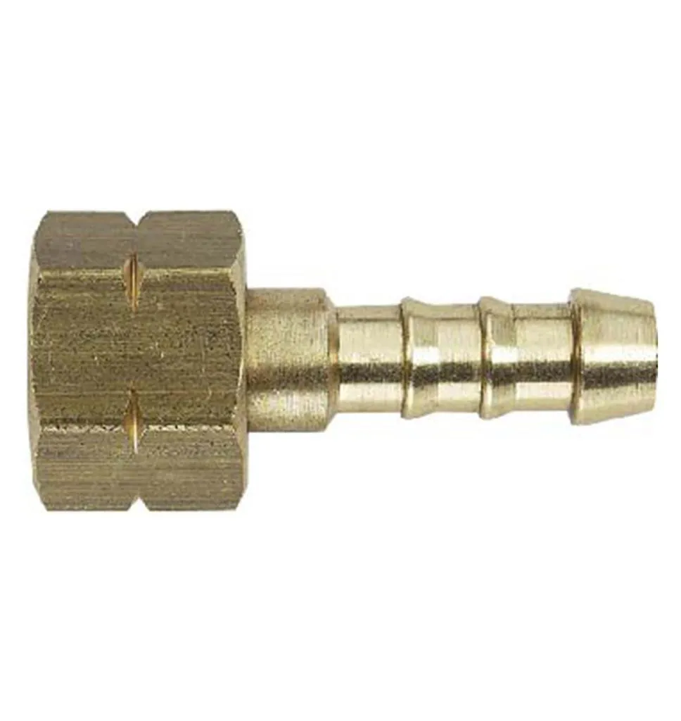 Marin & Fritid slangnippel 8mm 1/4" vänstergänga gasol