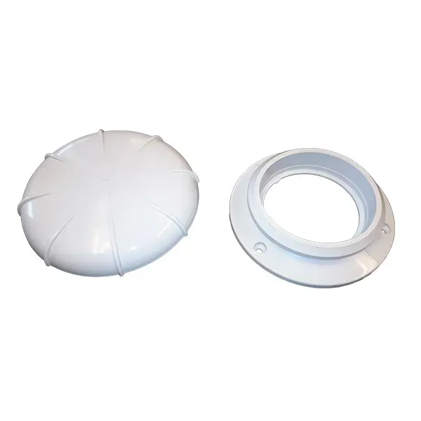 Plastimo skruvlock med däcksfläns 75mm till huv