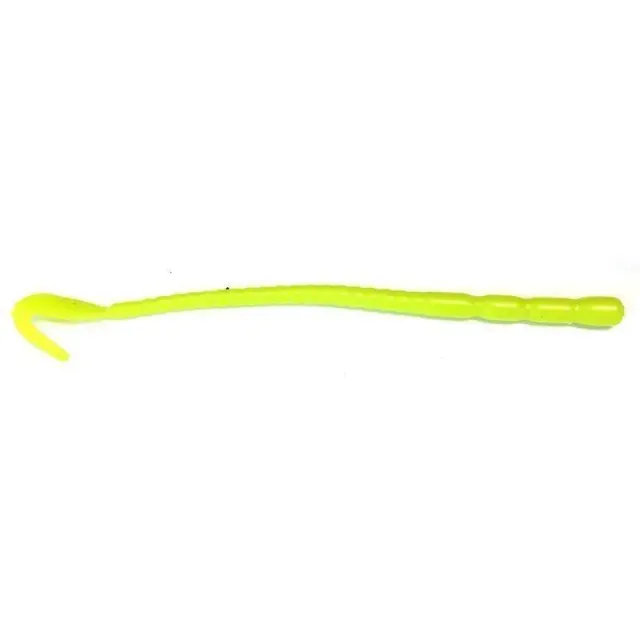 Marin & Fritid Jelly Worm gummibete 20cm hotfluo yellow
