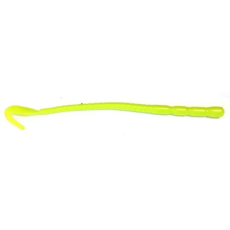 Marin & Fritid Jelly Worm gummibete 20cm hotfluo yellow
