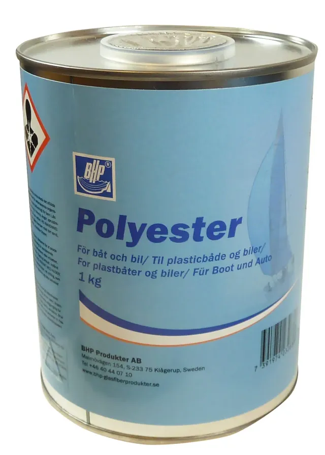Marin & Fritid Polyesterplast 1 kg båtlaminat