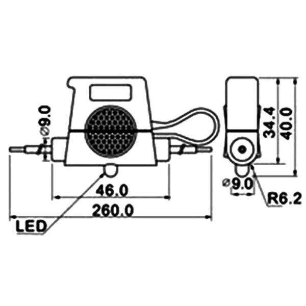 Marin & Fritid säkringshållare vattentät 30A lampa