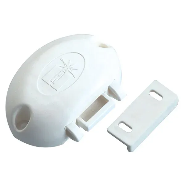 Marin & Fritid skåplås antivibration vit 70x45x20 mm