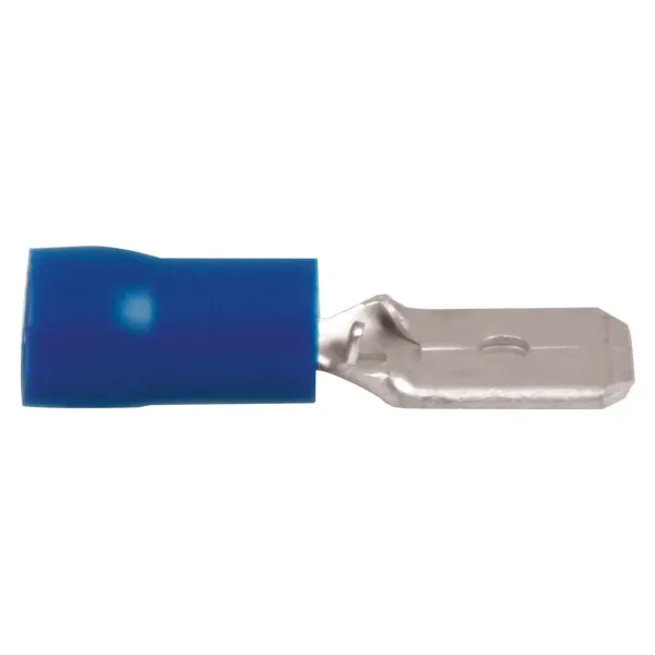 Marin & Fritid Flatstift hane blå 6,4mm 10-pack