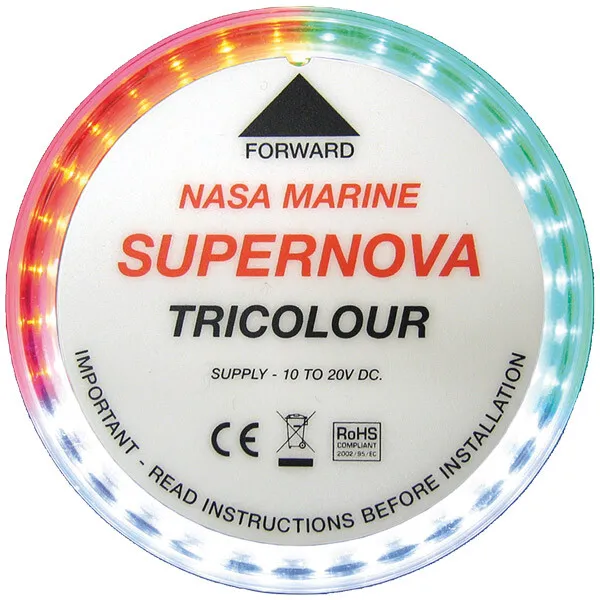 Marin & Fritid Supernova LED-lanterna trefärgad 2M