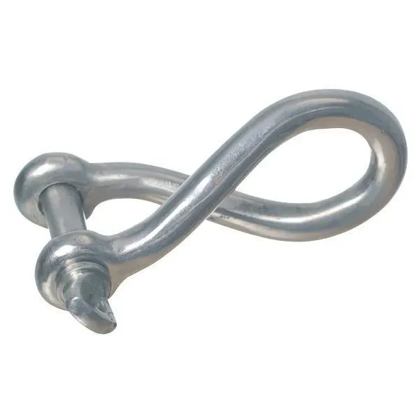 1852 vriden schackel rostfritt stål 4 mm