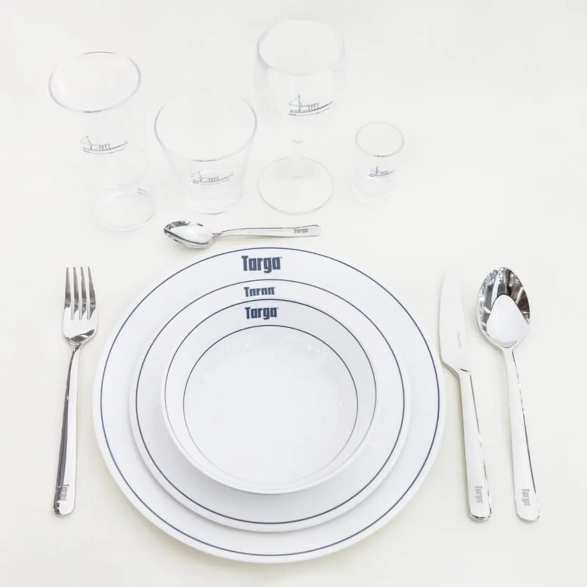 Hackman bestickset 16 delar 4 pers rostfritt