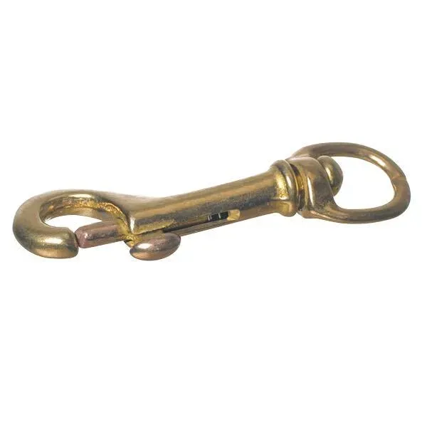 1852 Pistolhake Mässing 72 mm öga 12 mm