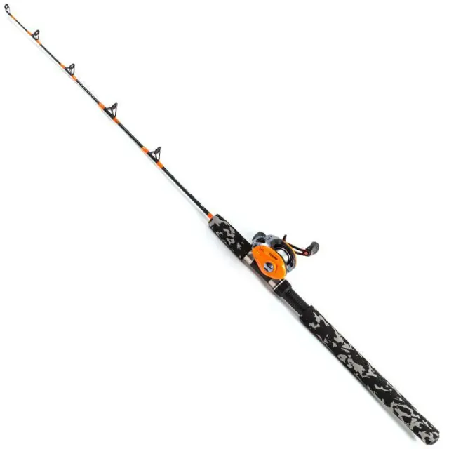 Warbird C20 fiskeset orange höger 99 cm med lina