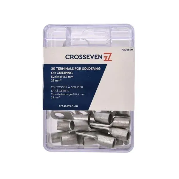 Marin & Fritid rörkabelsko 25 mm² M8 20-pack koppar