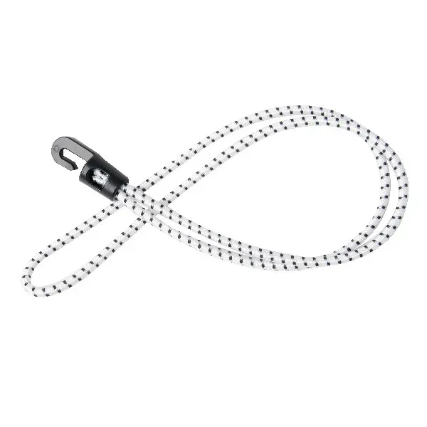 Marin & Fritid Elastisk lina 4 mm vit 30 cm krok 5-pack