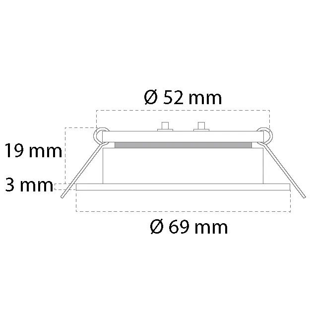Casolux Maria liten LED-spot grå alu 10-32 V