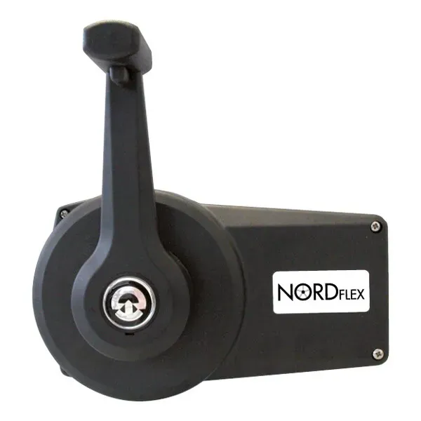 Marin & Fritid Nordflex engrepps reglagebox svart med spärr