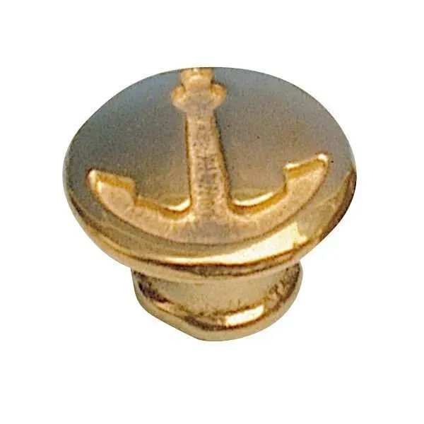 Marin & Fritid Knopp Ø23 x 19 mm mässing beslag