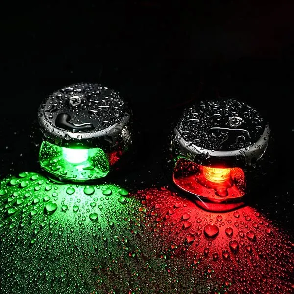 Marin & Fritid 1852 lanterna LED styrbord rostfri