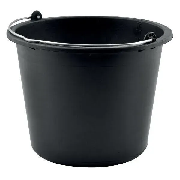 Marin & Fritid plasthink 12 l svart tålig