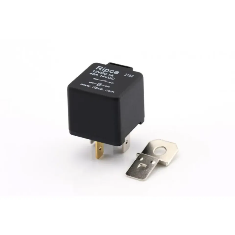 Marin & Fritid relä NO 40A 12V med fäste