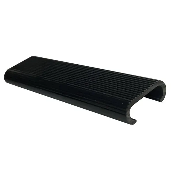 Marin & Fritid Fotsteg PVC svart 130 mm till badstege