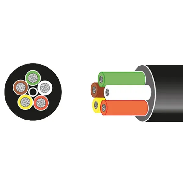 Crosseven kabel förtent 5x1,5 mm² 30 m marin