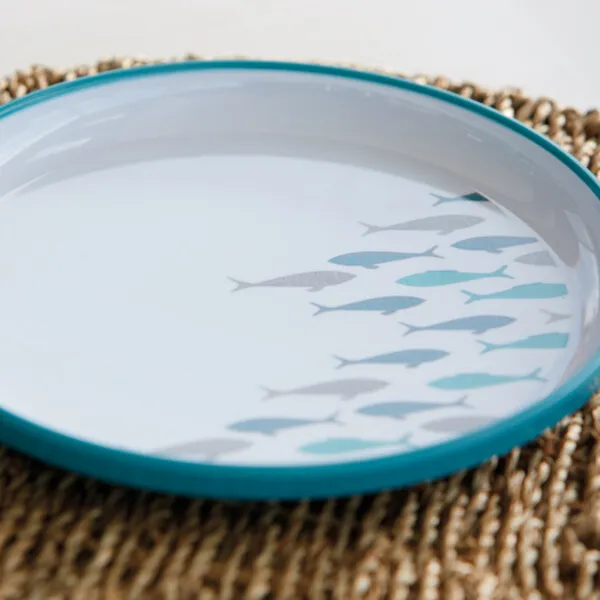 MB Coastal desserttallrik Ø21 cm melamin 6-pack