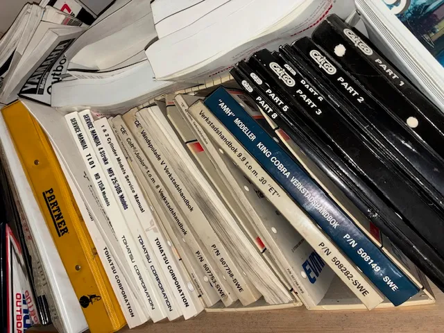 Marin & Fritid Verkstadshandbok marinmotor samling manual