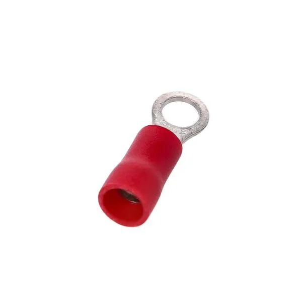 Marin & Fritid ringkabelsko röd 4mm 100-pack isolerad