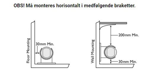 1852 värmerör 610 mm 80W IP55 vitt