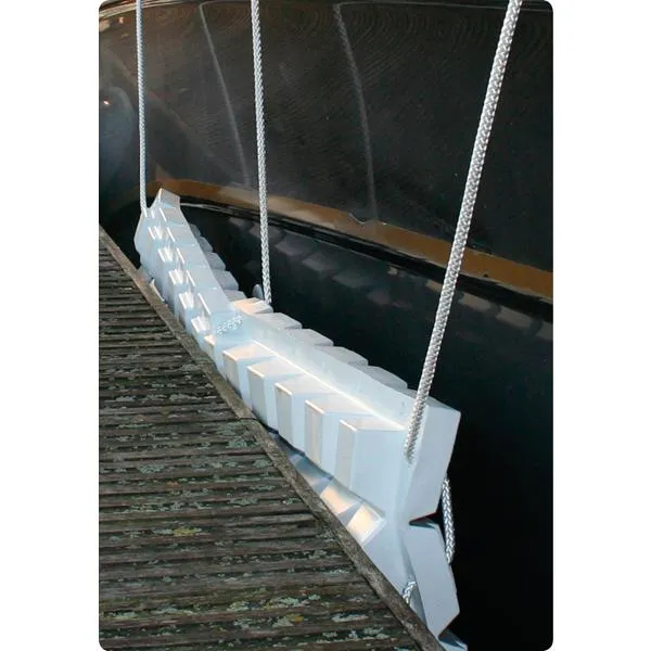 Marin & Fritid Multifender vit 60x30cm platt fender