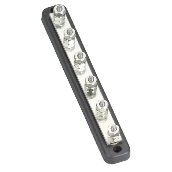 Marin & Fritid Kopplingsplint 6 anslutningar 150A förtennad