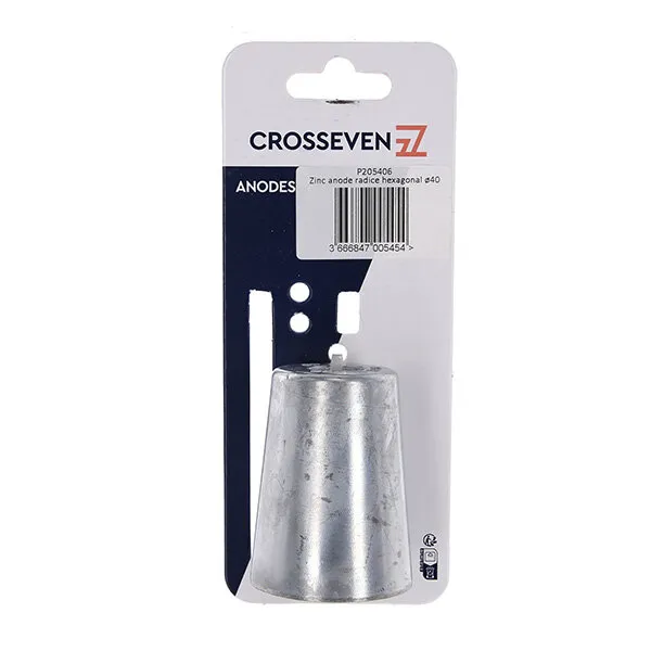 Crosseven zinkanod axelmutter ø40 mm sexkant