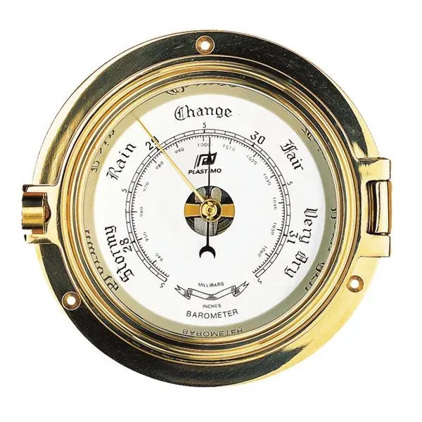 Marin & Fritid barometer mässing 4,5 tum 140mm